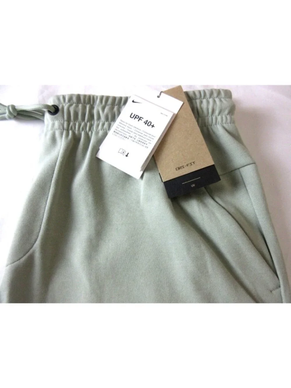 Nike Men's Primary Fleece Dri-FIT UV Tapered Leg Performance Pants Light Green